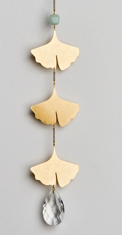 Amazonite Leaf Suncatcher