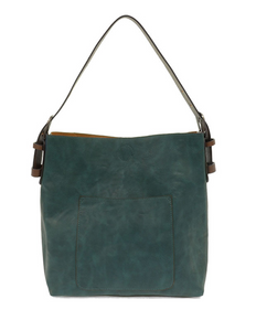 Classic Hobo Handbag - Dark Turquoise