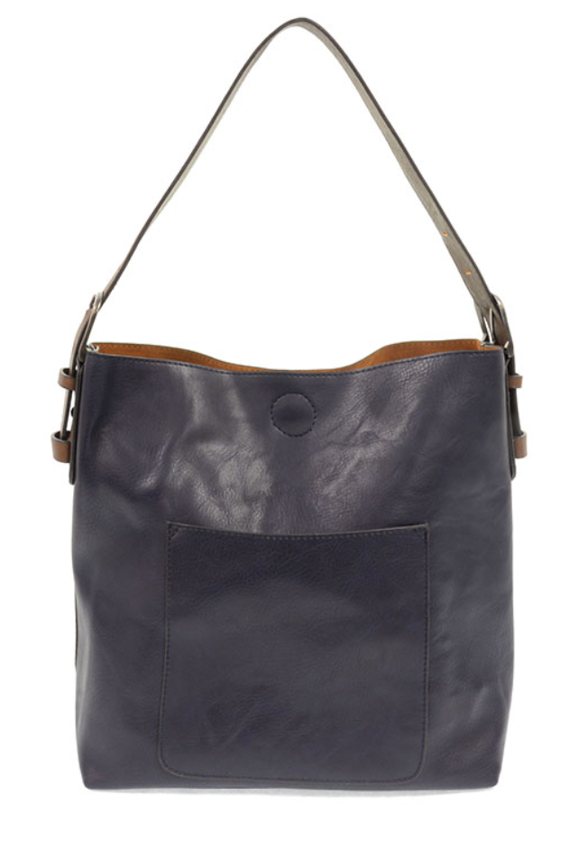 Classic Hobo Handbag - Midnight Blue