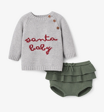 Load image into Gallery viewer, Santa Sweater Bloomer Set