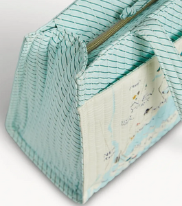Northeast Harbors Quilted Zip Tote