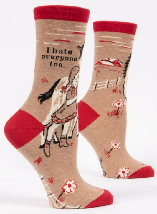 I Hate Everyone Socks