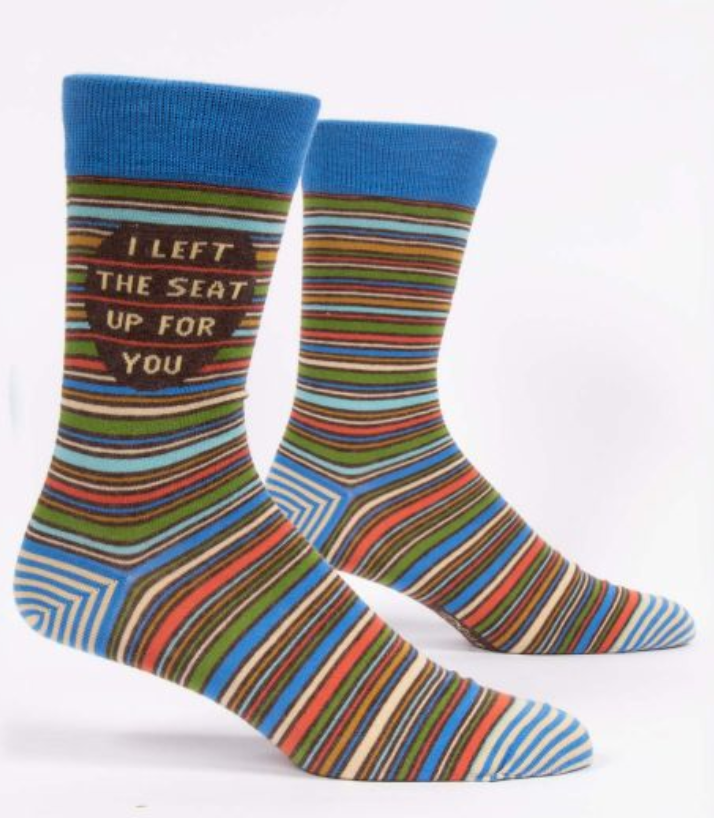 I Left The Seat Up For You Men's Crew Socks