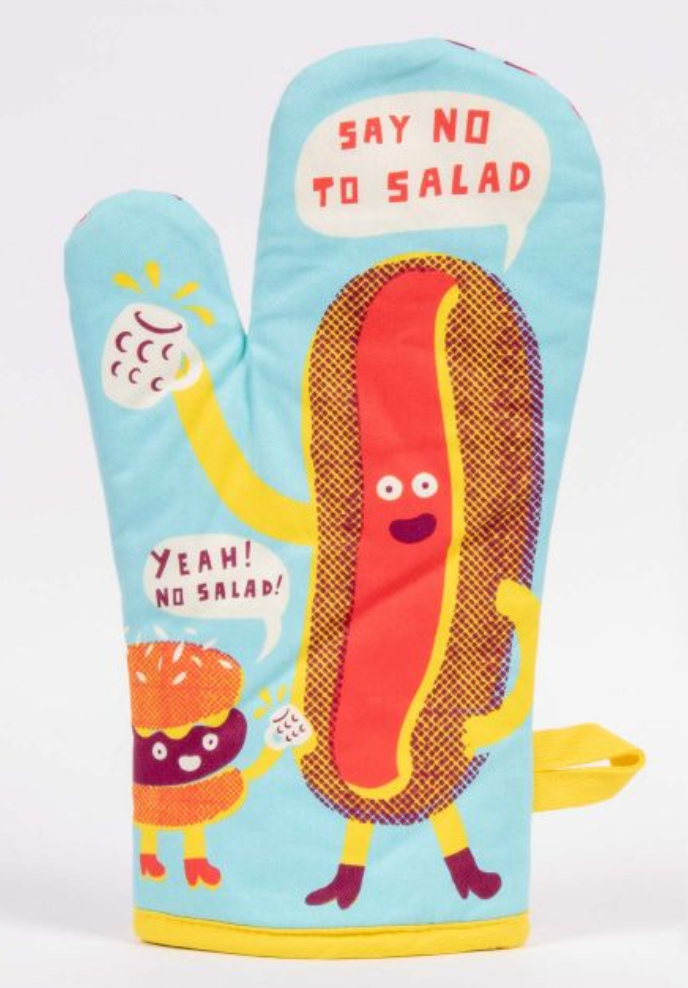 Say No To Salad Oven Mitt