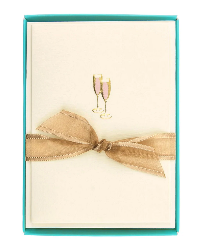 Pink Champagne Boxed Cards