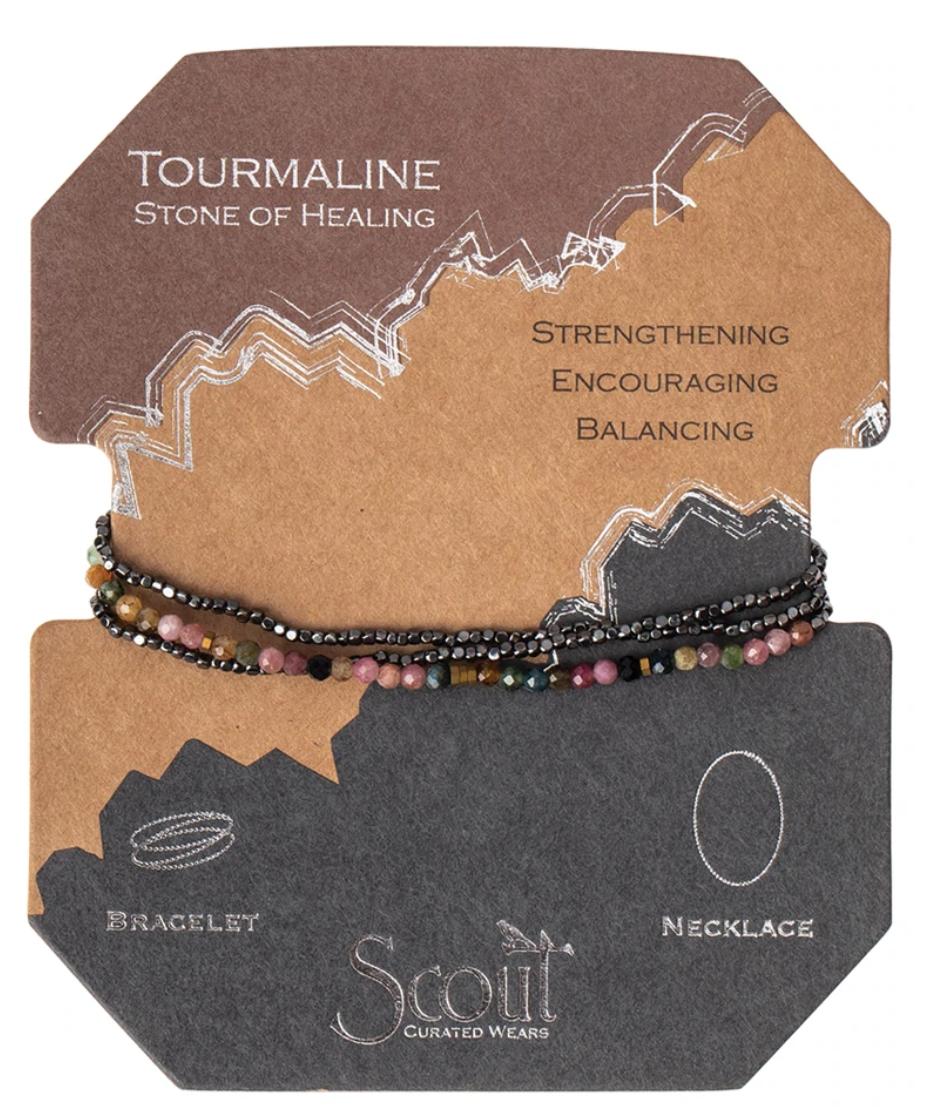 Tourmaline - Wrap Bracelet/Necklace