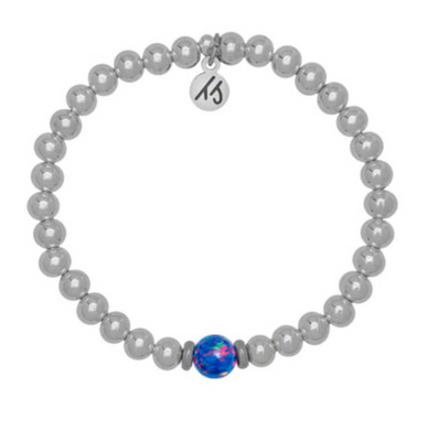 Cape Cod Bracelet With Indigo Opal Ball
