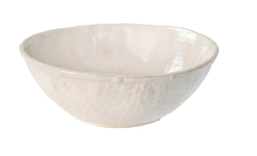 Basketweave Serving Bowl - Small