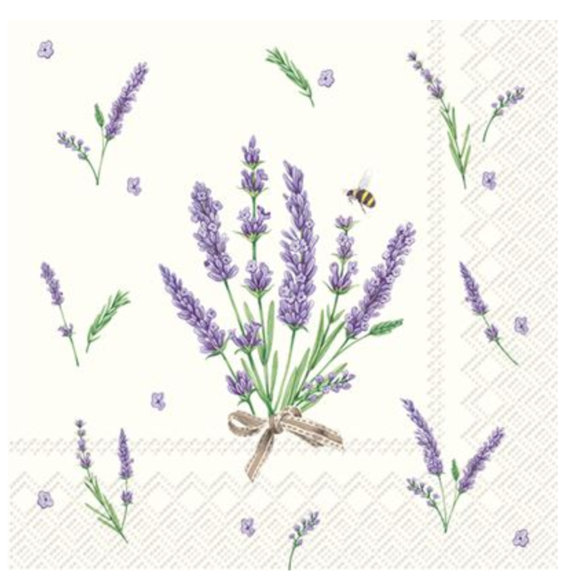 Cocktail Napkins - Bouquet of Lavender
