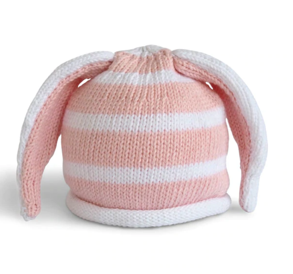 Hat With Bunny Ears - Pink