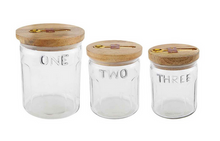 Load image into Gallery viewer, Glass Canister Set
