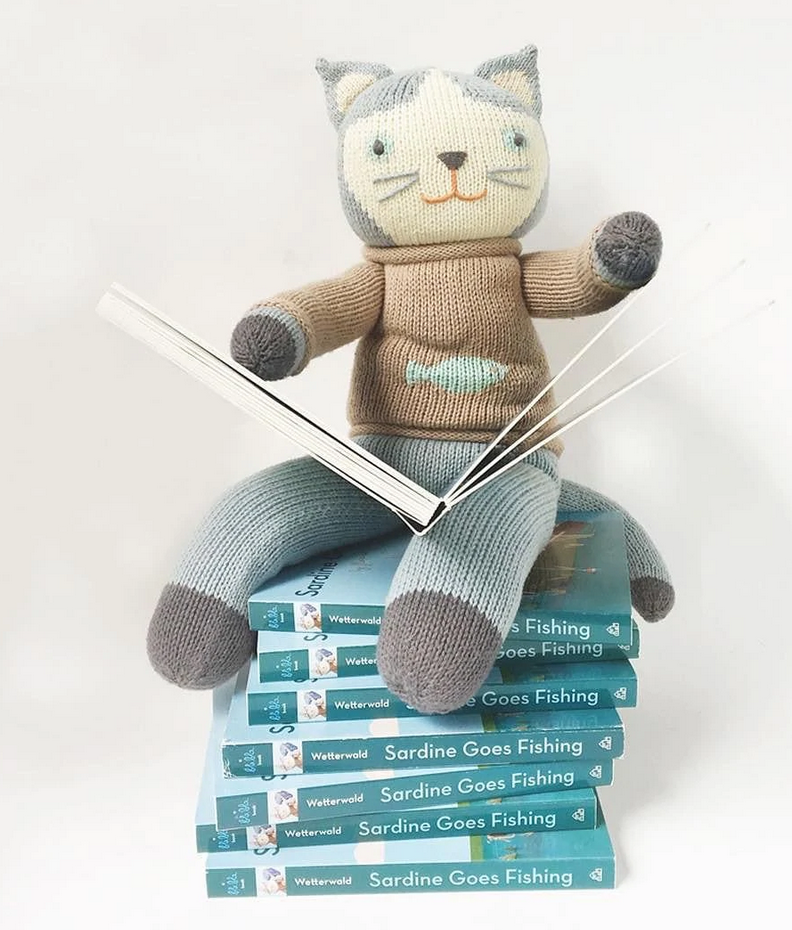 Sardine The Cat - Handmade Doll
