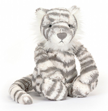 Load image into Gallery viewer, Bashful Snow Tiger Plush Toy - Medium