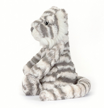 Load image into Gallery viewer, Bashful Snow Tiger Plush Toy - Medium