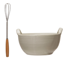 Load image into Gallery viewer, Cream Bowl &amp; Wisk
