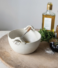 Load image into Gallery viewer, Cream Bowl &amp; Wisk