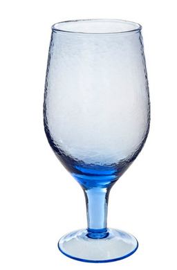 Valdes Wine Glass - Blue