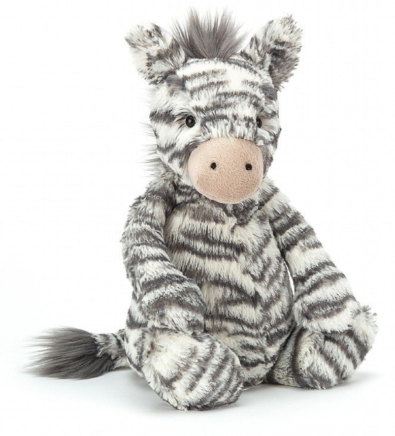 Bashful Zebra Plush Toy - Medium