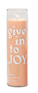 Spark Candle - "Give In To Joy" - 10.6oz.