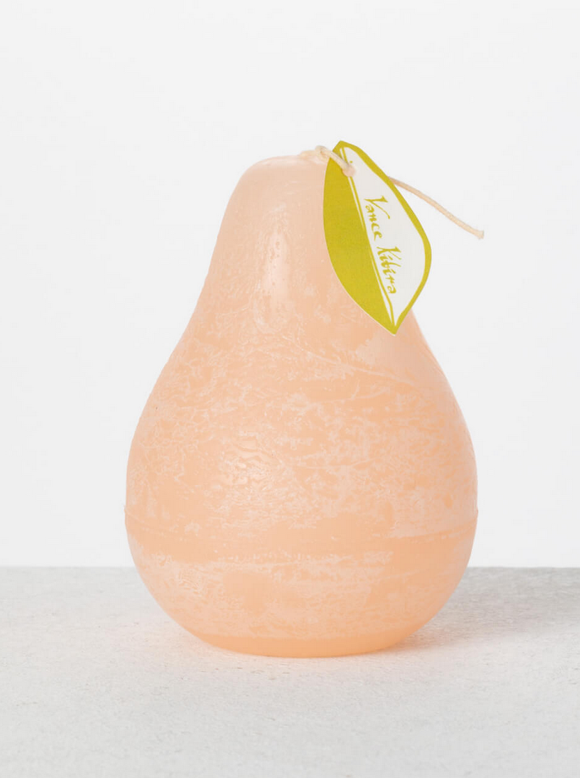 Pear Candle - Pink Sand