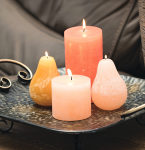 Pear Candle - Pink Sand