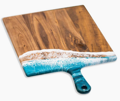 Extra Large Acacia Cheese Board - Ocean Vibes