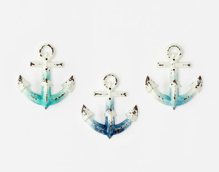 Anchor Wall Hook In 3 Colors