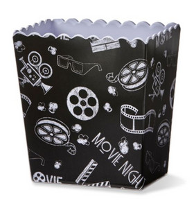 Movie Night Melamine Popcorn Bucket