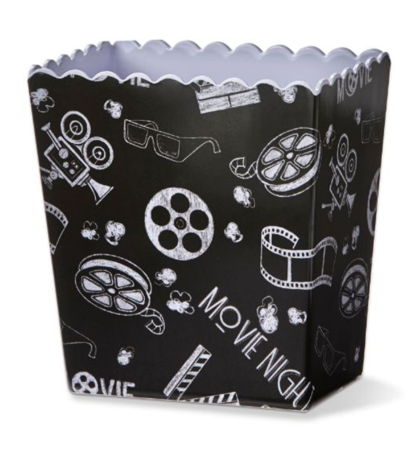 Movie Night Melamine Popcorn Bucket