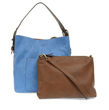 Load image into Gallery viewer, Classic Hobo Handbag - Surf Blue