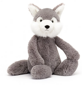 Bashful Wolf Plush Toy