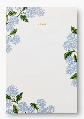 Hydrangea Memo Notepad