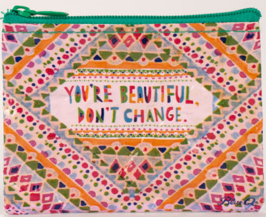 You Are Beautiful Coin Purse