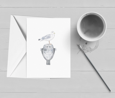 Greeting Card - Seagull Overlook