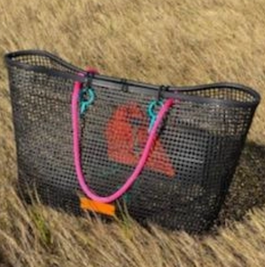 Oyster Bag - Jumbo With Pink Handle
