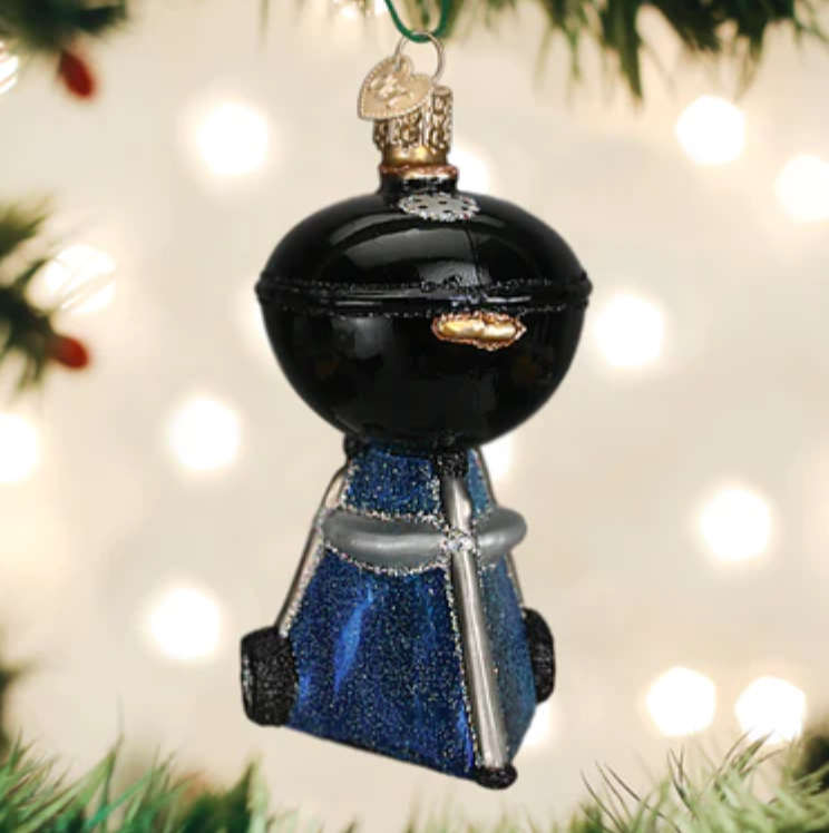 Black Classic BBQ Ornament