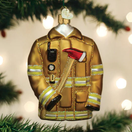Firefighters Coat Ornament