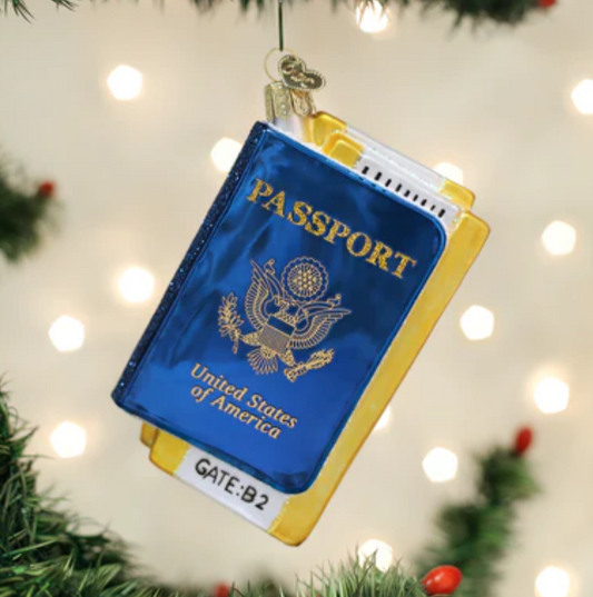 Passport Ornament