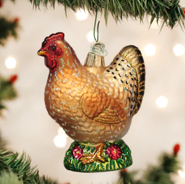 Spring Chicken Ornament