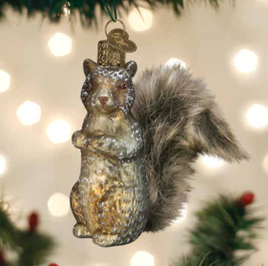 Vintage Squirrel Ornament