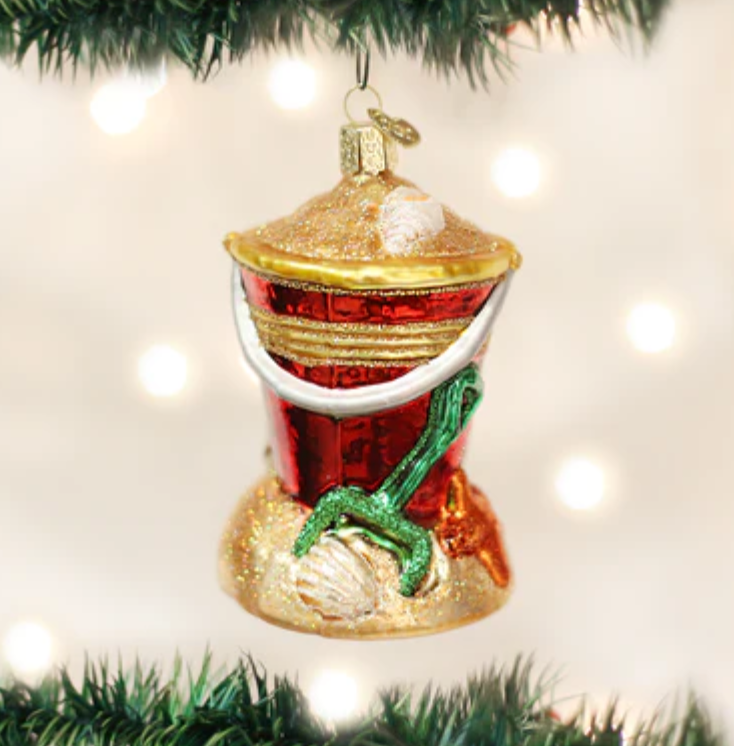 Beach Bucket Ornament