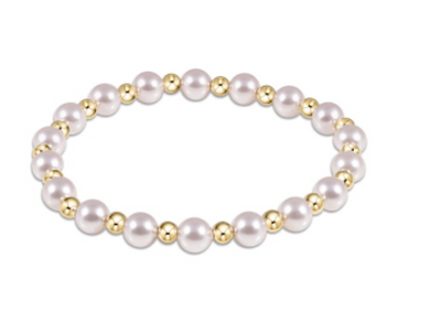 Grateful Pattern 6mm Bead Bracelet - Variety of Stones