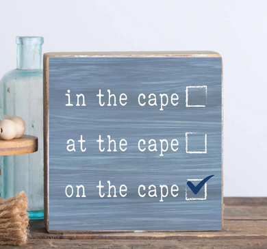 On The Cape Rustic Block