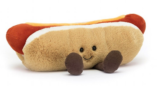 Amuseable Hot Dog Plush Toy
