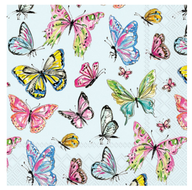 Cocktail Napkins - Butterfly Medley