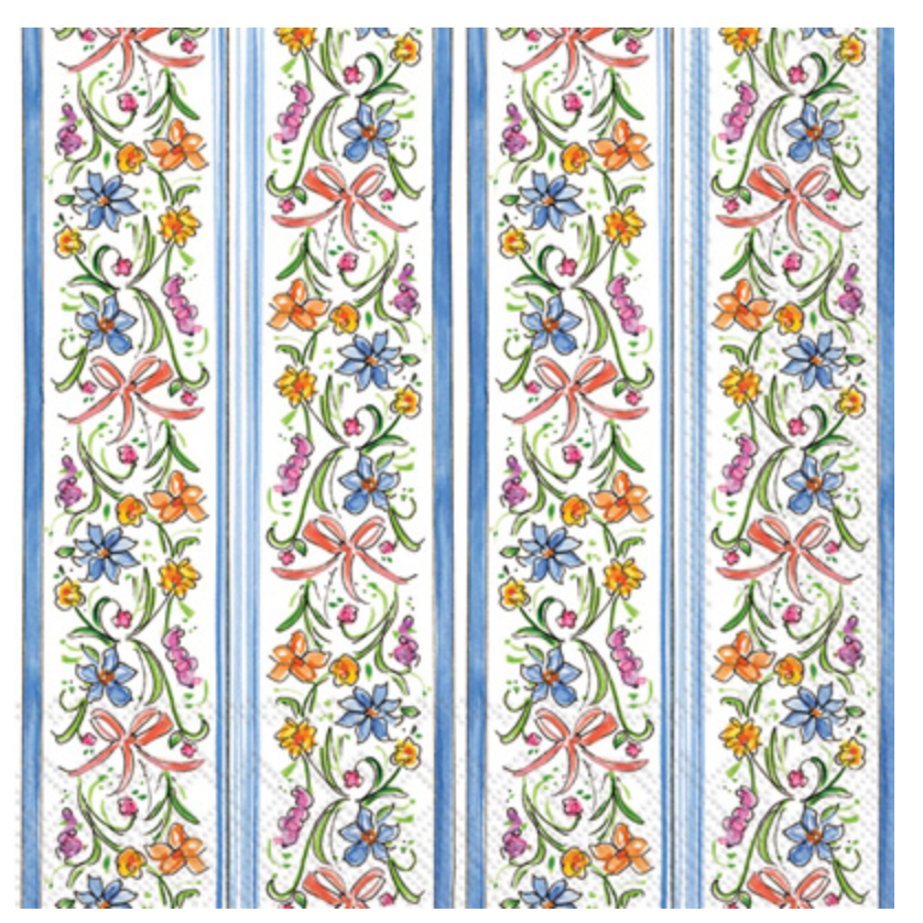 Cocktail Napkins - Spring Stripes