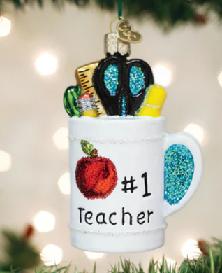 BEST TEACHER ORNAMENT