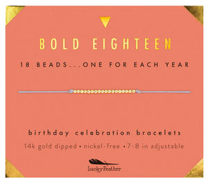 Milestone 18 Gold Bracelet