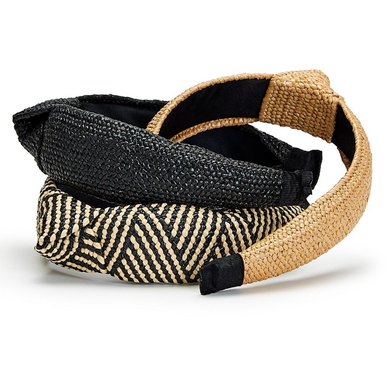 Woven Raffia Headband