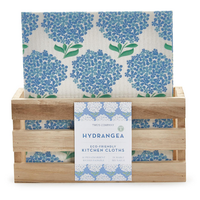 Hydrangea Kitchen Cloth In Two Styles